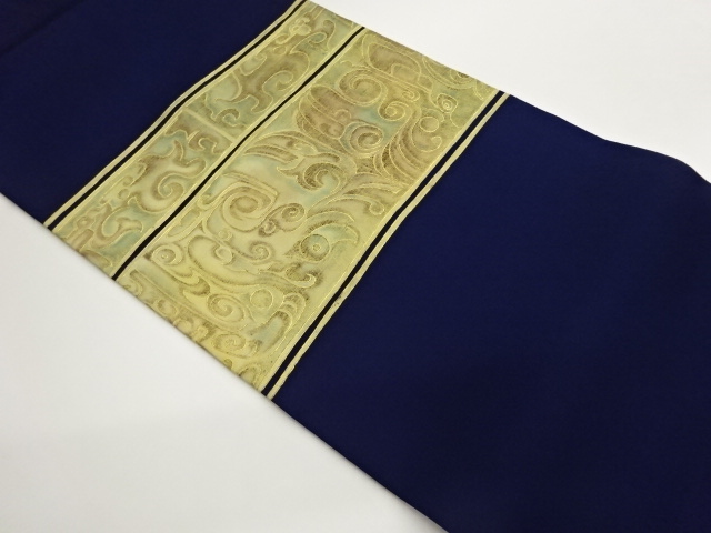 JAPANESE NAGOYA OBI / SHIOZE / KINSAI / ABSTRACT